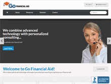 Tablet Screenshot of gofinancialaid.com